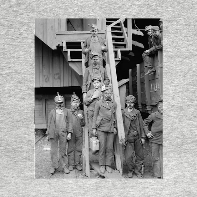 Coal Breaker Boys, 1900. Vintage Photo by historyphoto